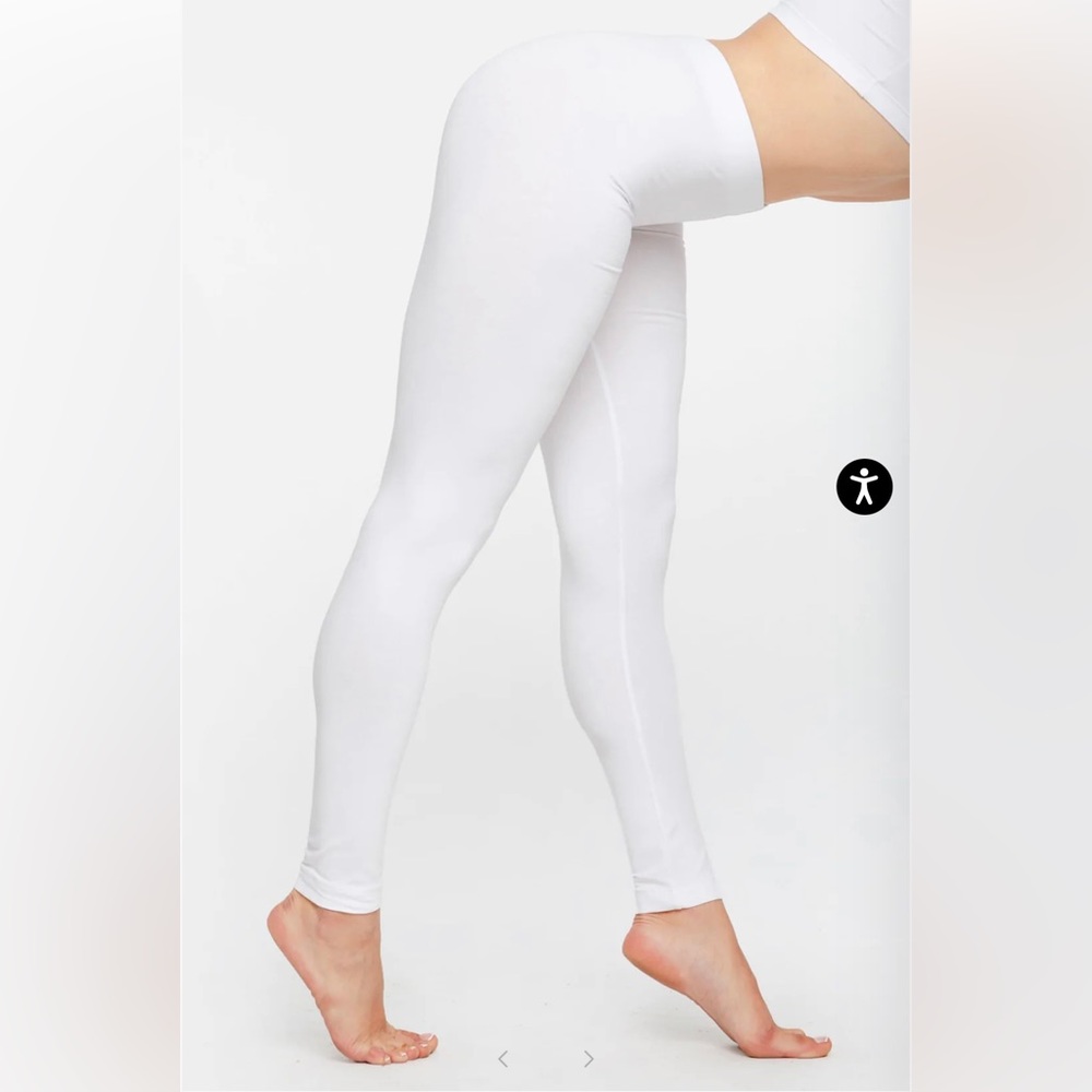 American Apparel White Leggings